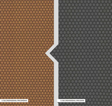 Pentaoonal Textured Dark and Light shade Matte Particle Board
