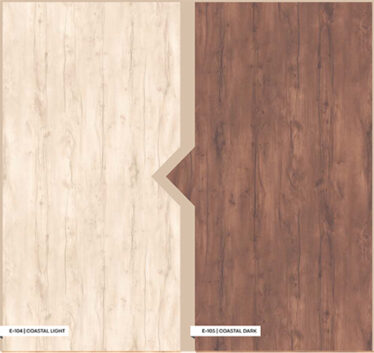 Coastal Dark & Light Laminated Particle Board, 8x4 size with Matte Surface Finish