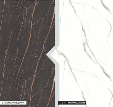 Taj Marble Textured Dark and Light shade Matte Particle Board