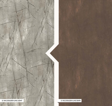 Golden Line Textured Dark and Light Shade Matte Particle Board